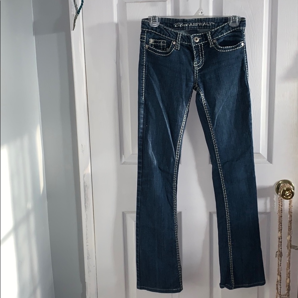 Blue asphalt jeans
